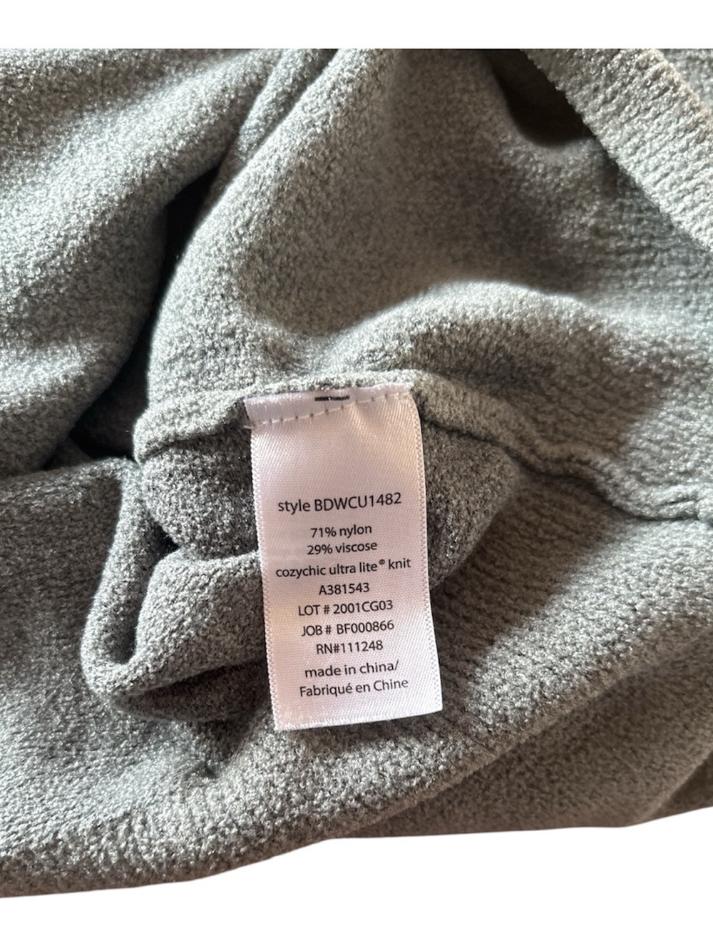Barefoot Dreams CozyChic Ultra Lite Piped Neck Pullover - Picture 5 of 5